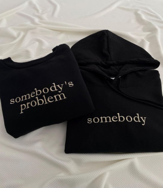 Gift this pair of couple hoodies to yourself on your anniversary.